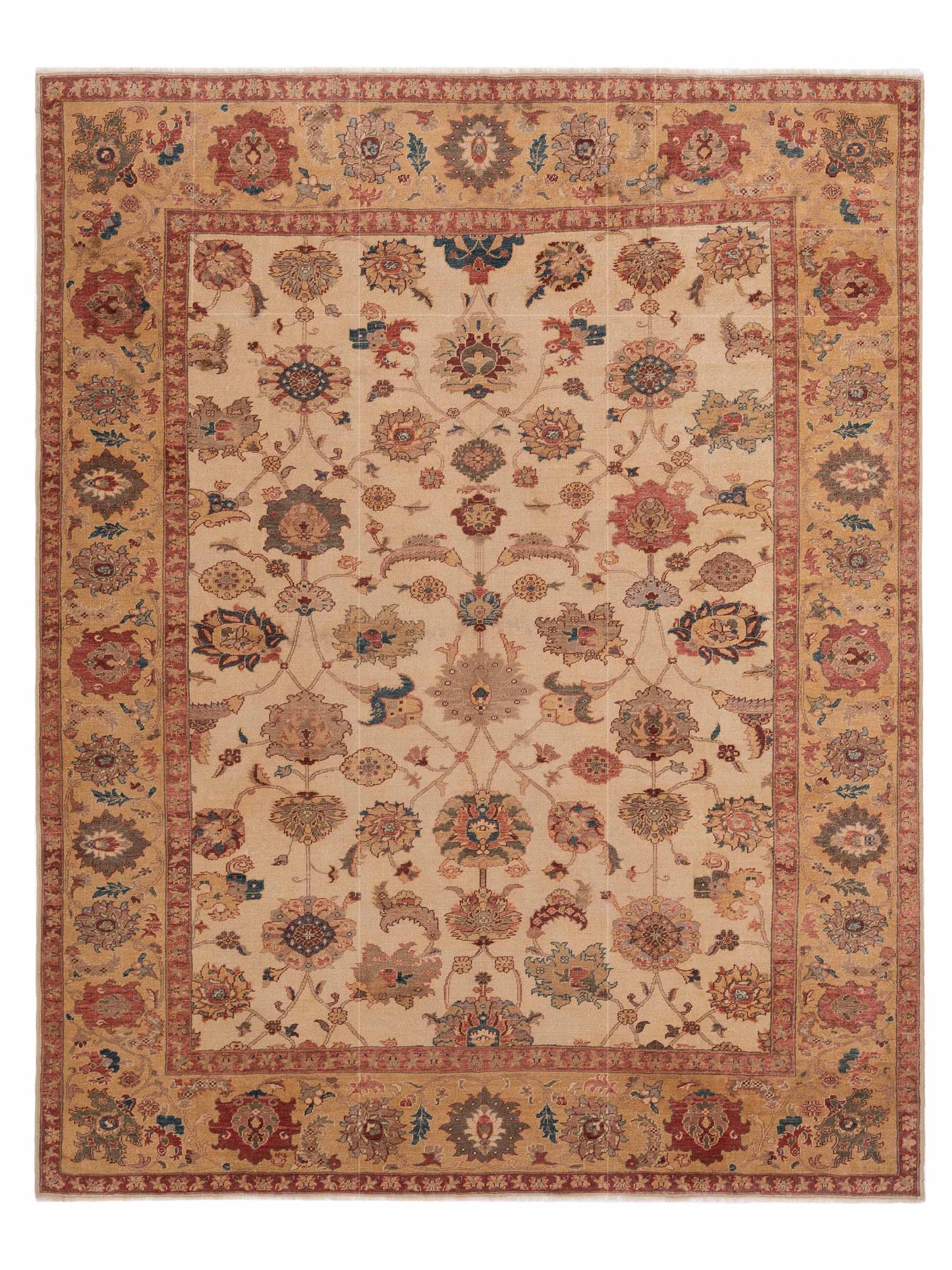 Pasha Antique Loom  Ivory Gold Traditional