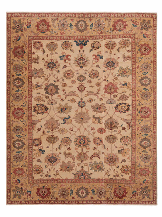 Pasha Antique Loom  Ivory Gold Traditional