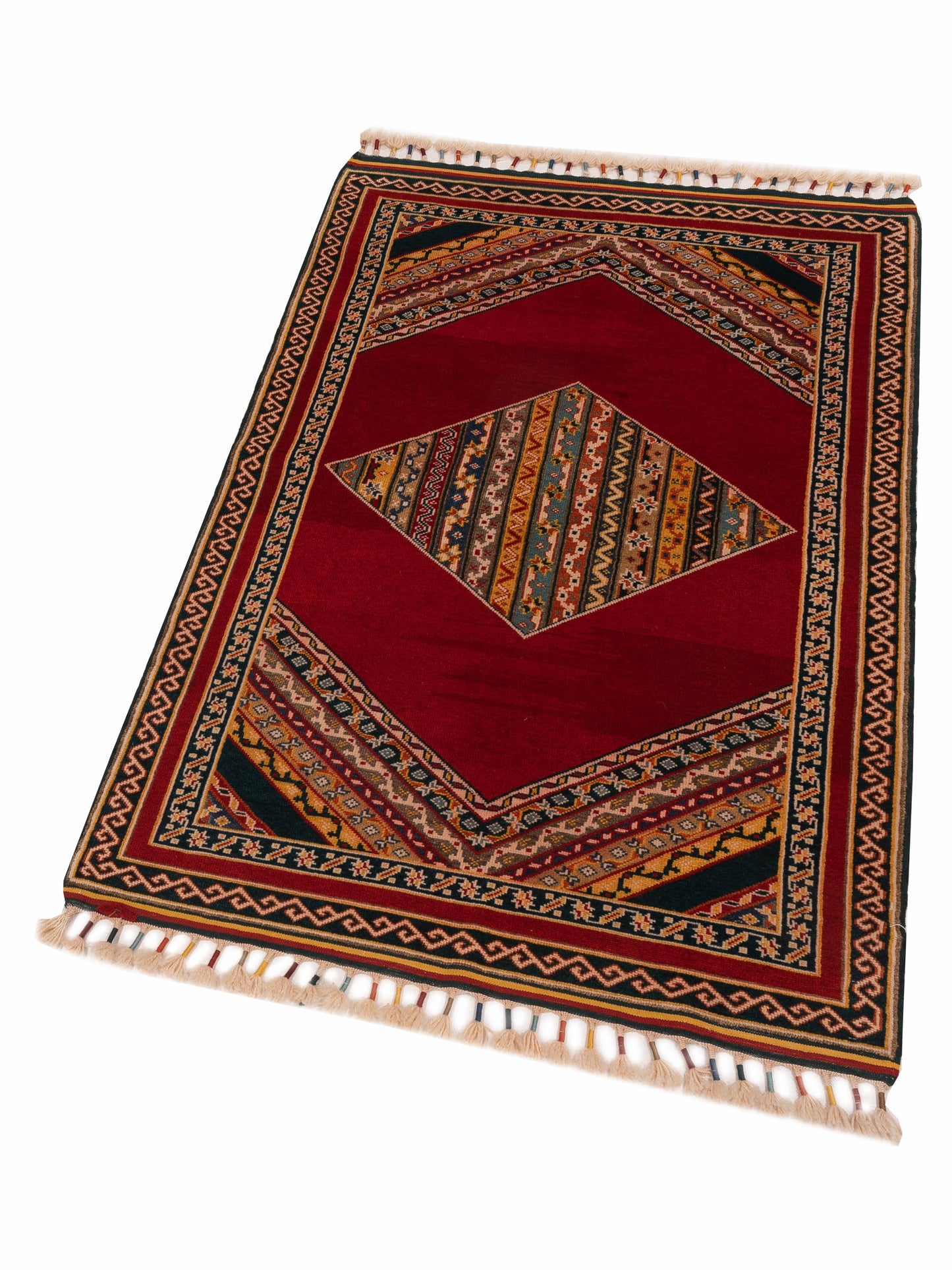 Shawl 145126 Multi 3.11x6 Hand Knotted Rug