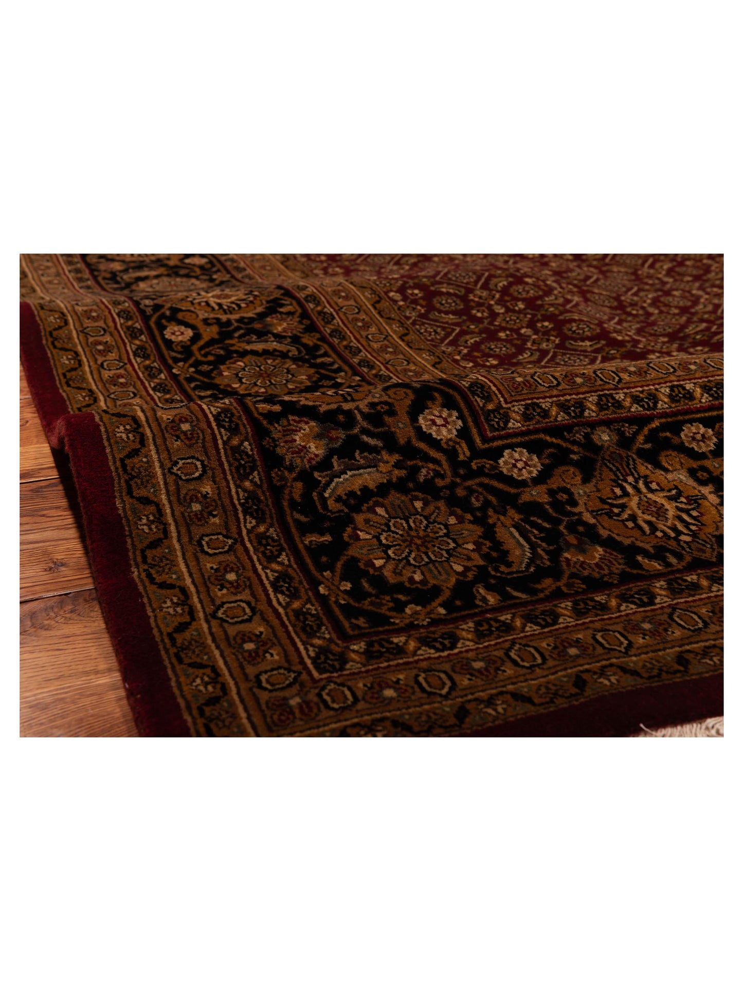 Jahan 82160 Red Black 9.2x12 Hand Knotted Rug