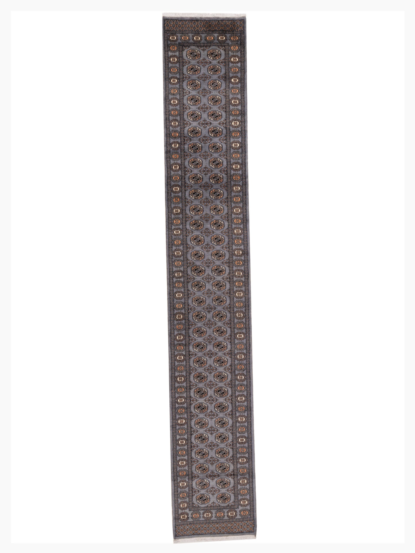Nomad Bokhara  Gray Gray Traditional