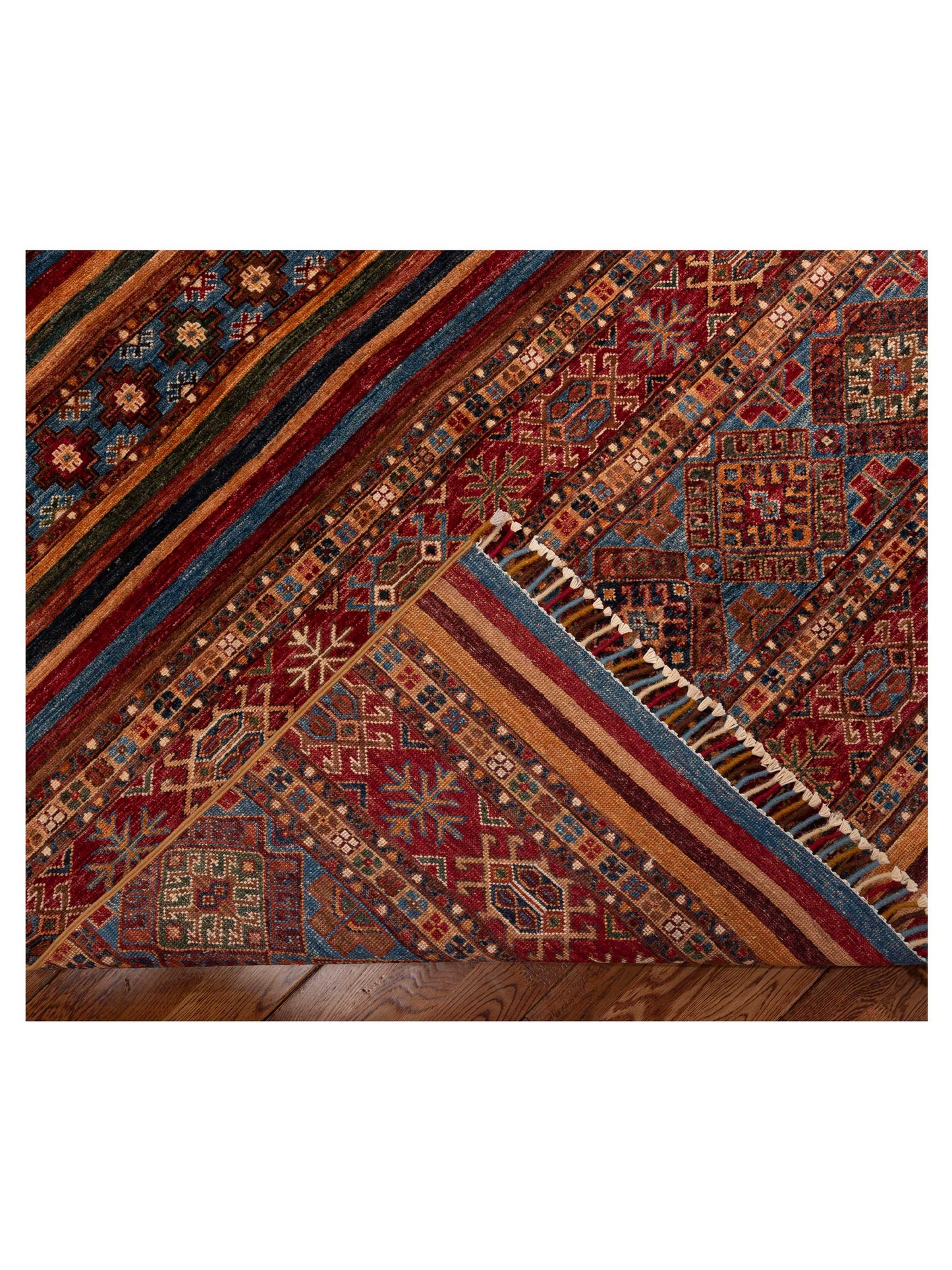 Khorjin 152005 Multi Multi 7.11x9.11 Hand Knotted Rug