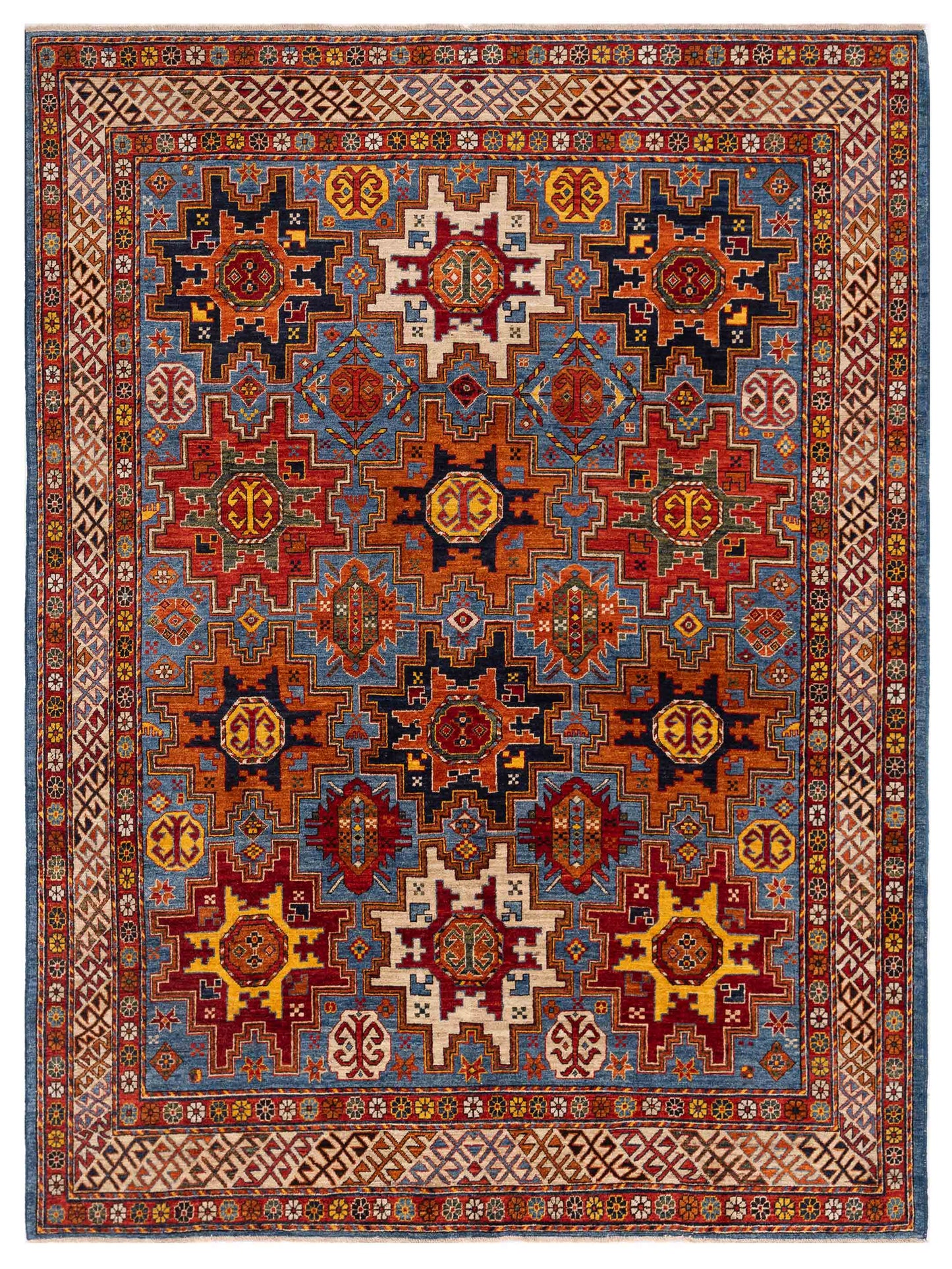 Nomad Super Kazak  Blue Ivory Transitional