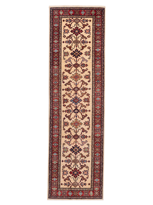 Nomad Super Kazak  Ivory Red Tribal