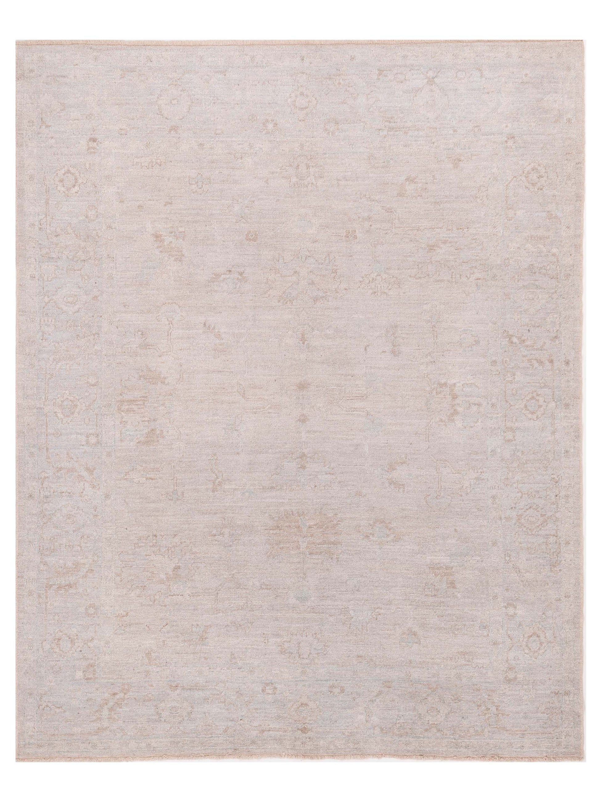 Anadol Angora Oushak  Ivory Silver Traditional