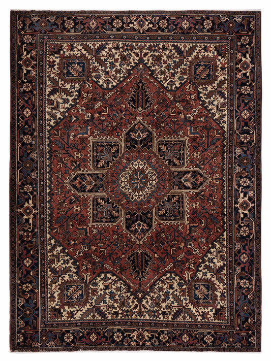 Pasha Persian  Rust Charcoal Traditional