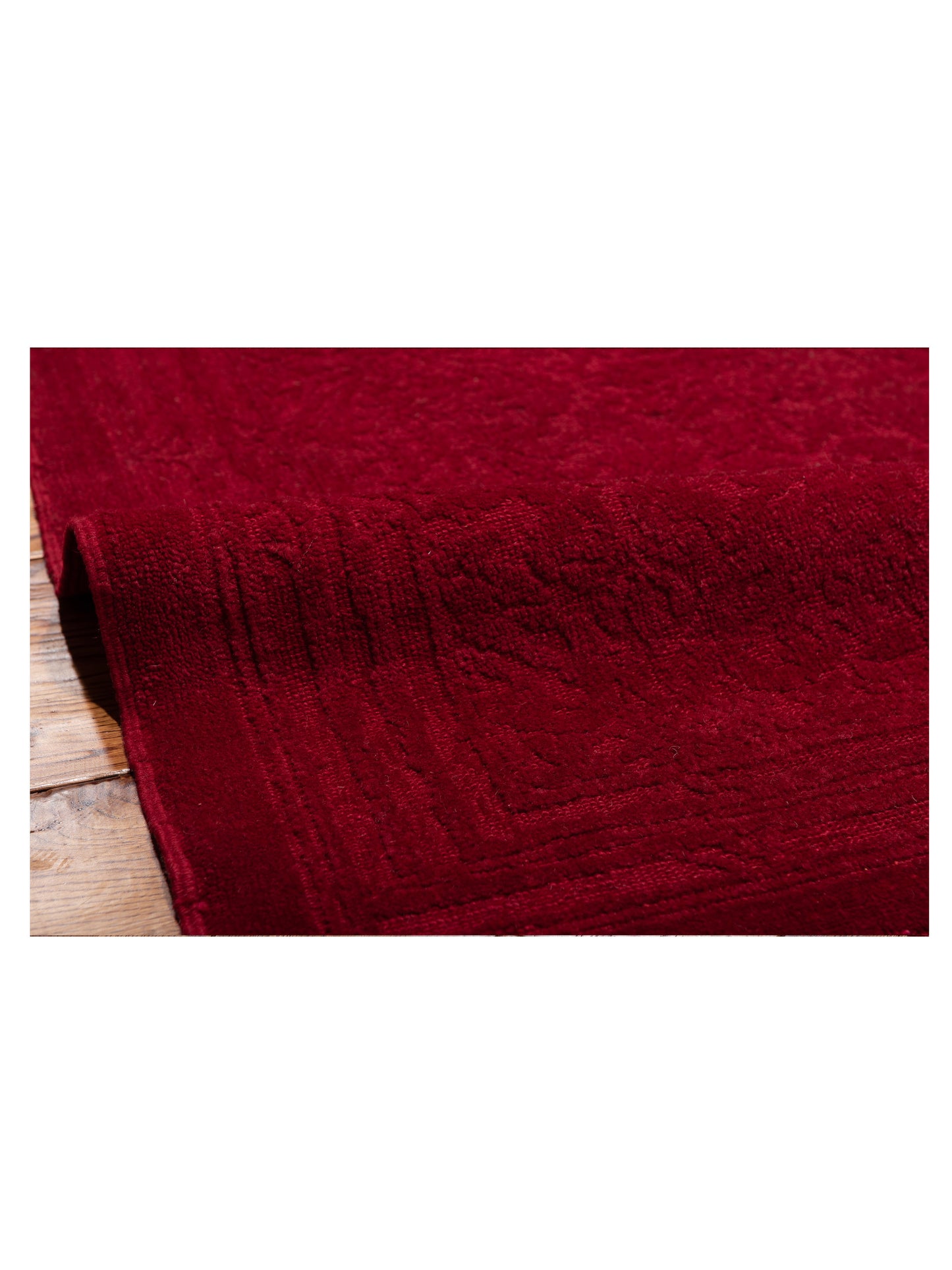 Color Bouquet 108864 Red Red 11.10x15.1 Hand Knotted Rug