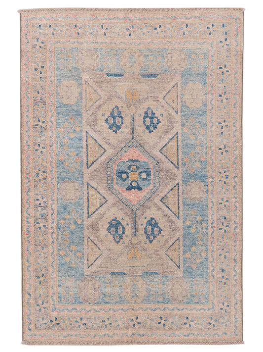 Pasha Anadol Oushak  Brown Blue Traditional