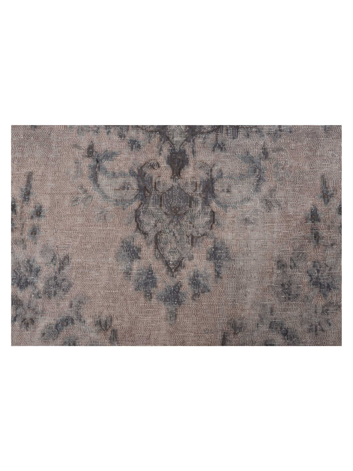 Vintage 130343 Gray 9.9x13.1 Hand Knotted Rug