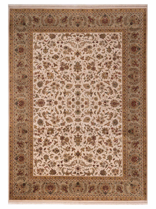Rajpur Crown  Ivory Green Transitional