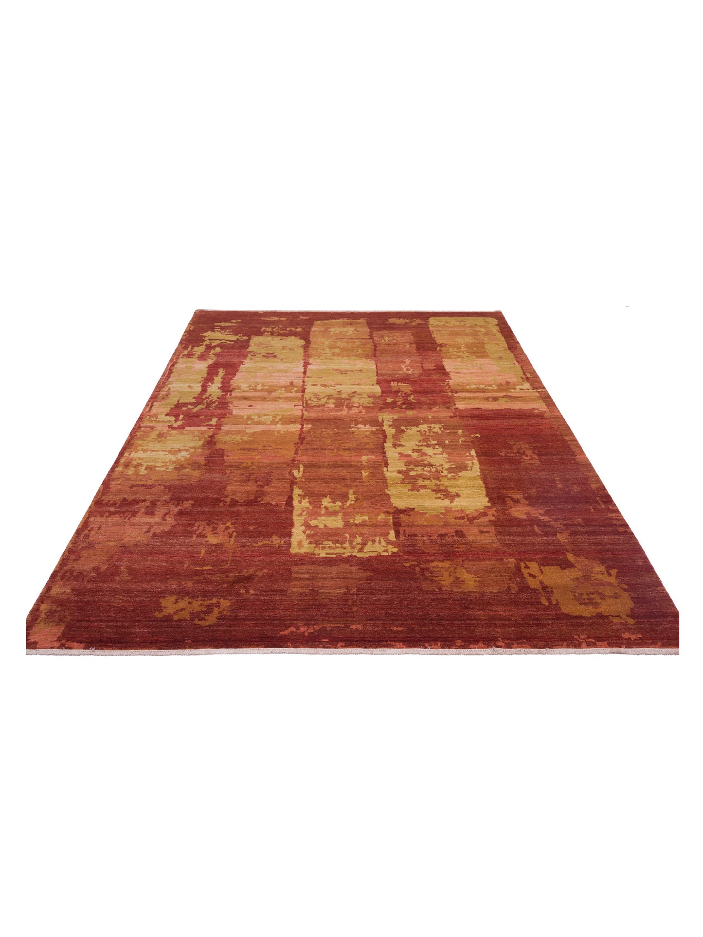 Tibetino 120215 Rust 8.9x11.9 Hand Knotted Rug
