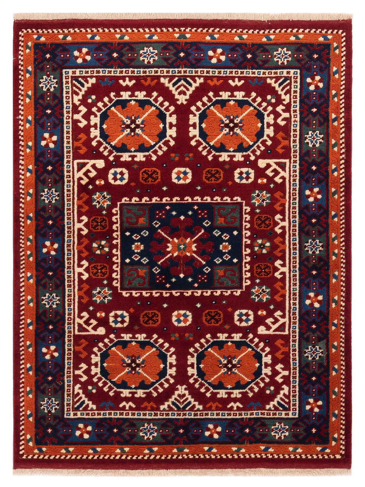 Pasha Turkish Shirwan  Red Blue Traditional