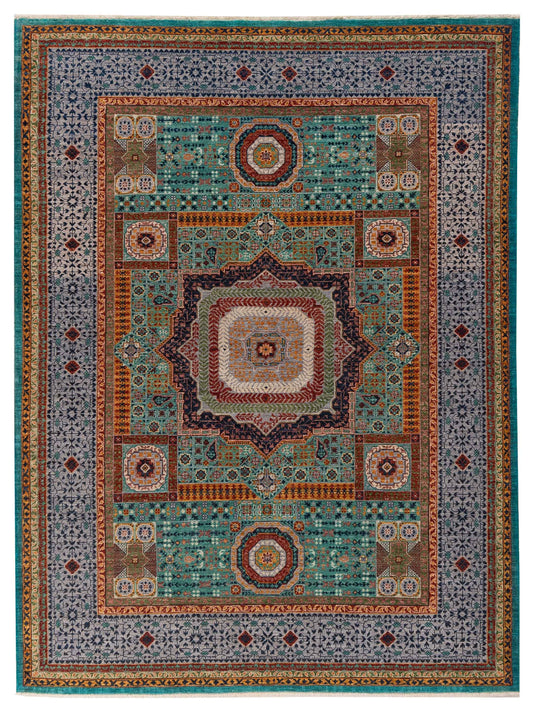 Nomad Super Mamluk  Green Gray Traditional