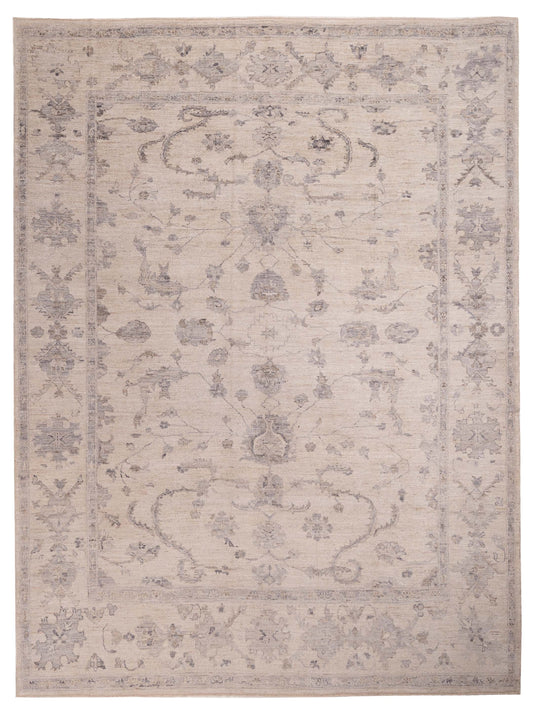 Anadol Angora Oushak  Ivory Ivory Traditional