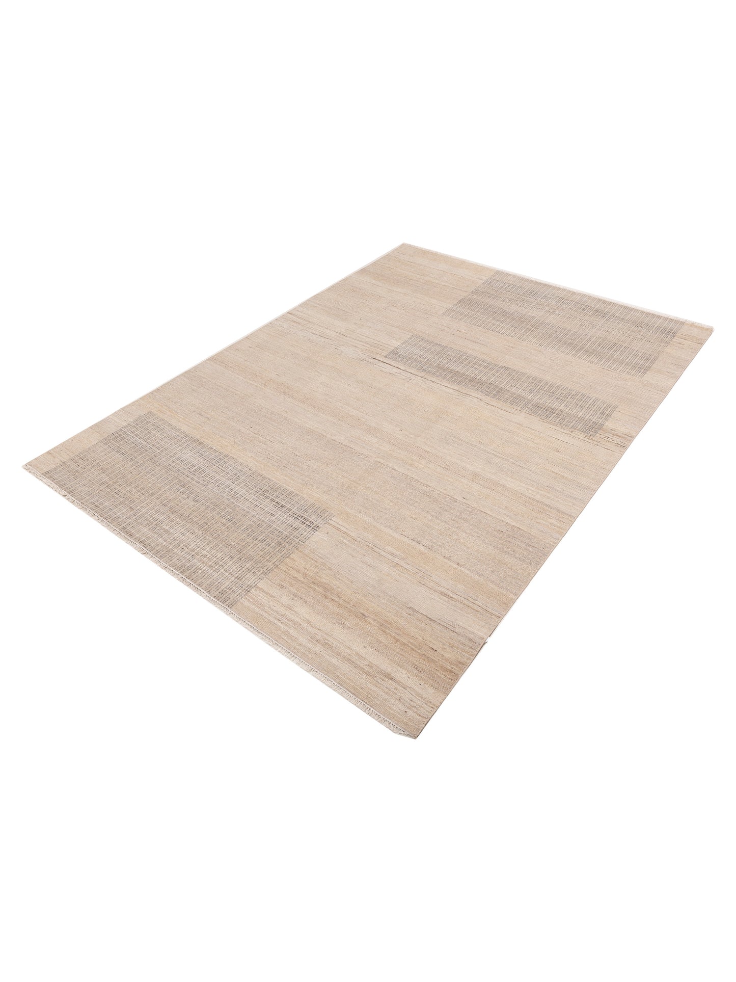 Aurore 154823 Beige Gray 8.10x12.1 Hand Knotted Rug