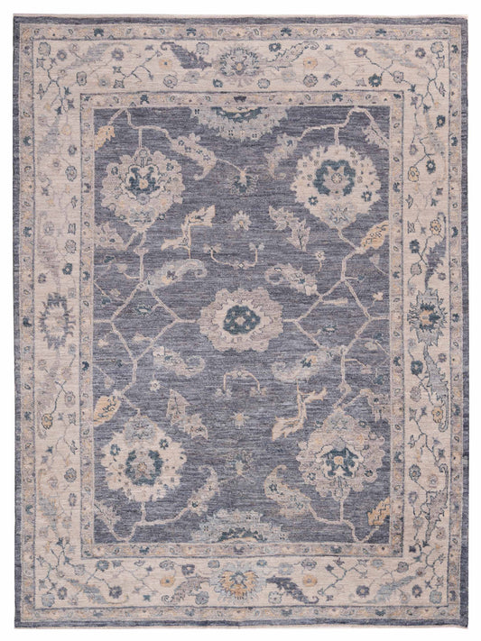 Anadol Angora Oushak  Blue Ivory Traditional