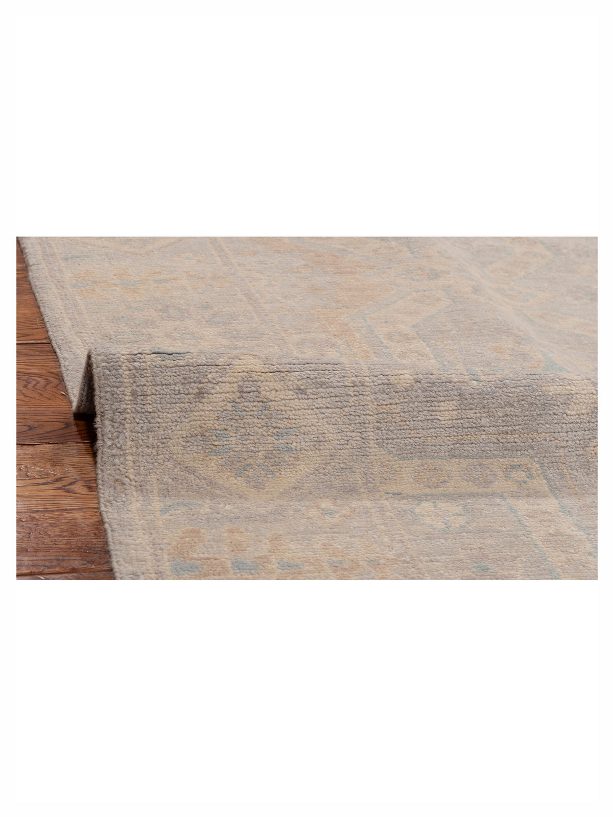 Andalusia 125882 Silver Silver 10.1x13.9 Hand Knotted Rug