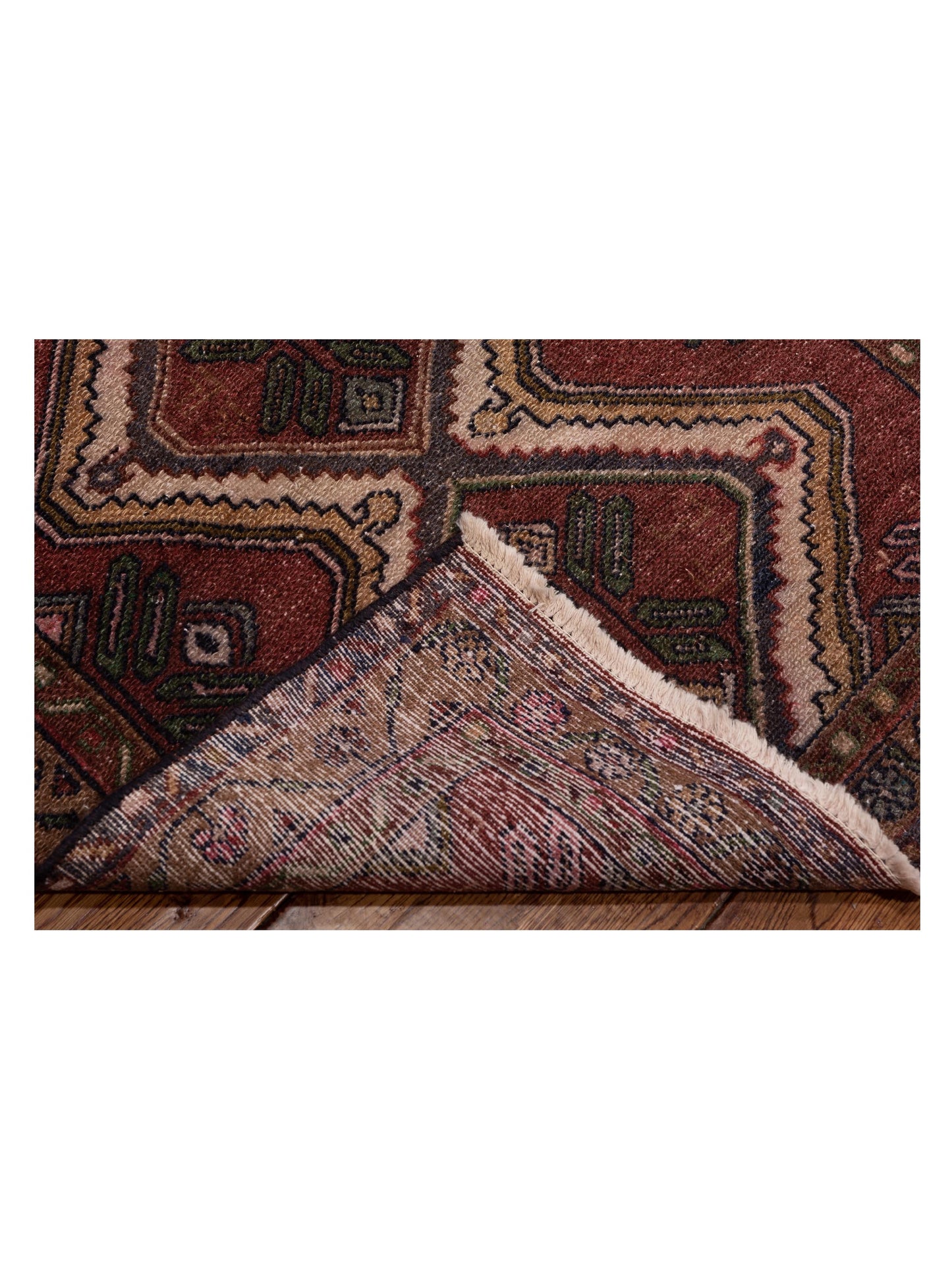 Persian 147702 Brown Brown 2.8x9.5 Hand Knotted Rug
