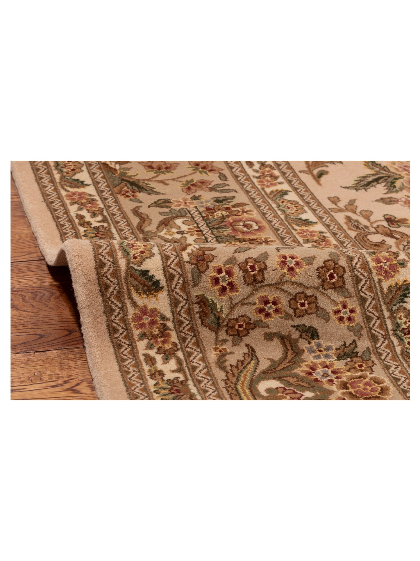 Magnolia 111561 Beige Silver 8x10 Hand Knotted Rug