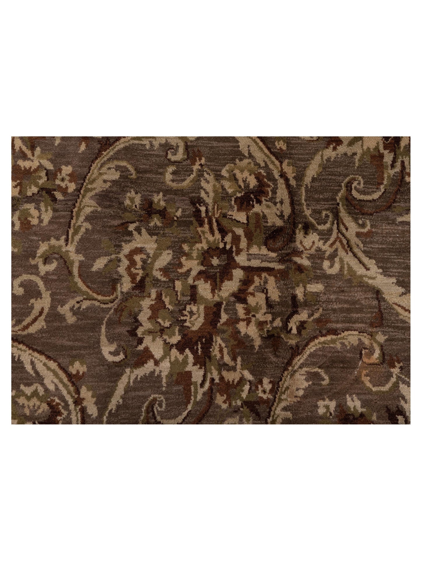 Lilac 86735 Brown 7.11x9.9 Hand Knotted Rug