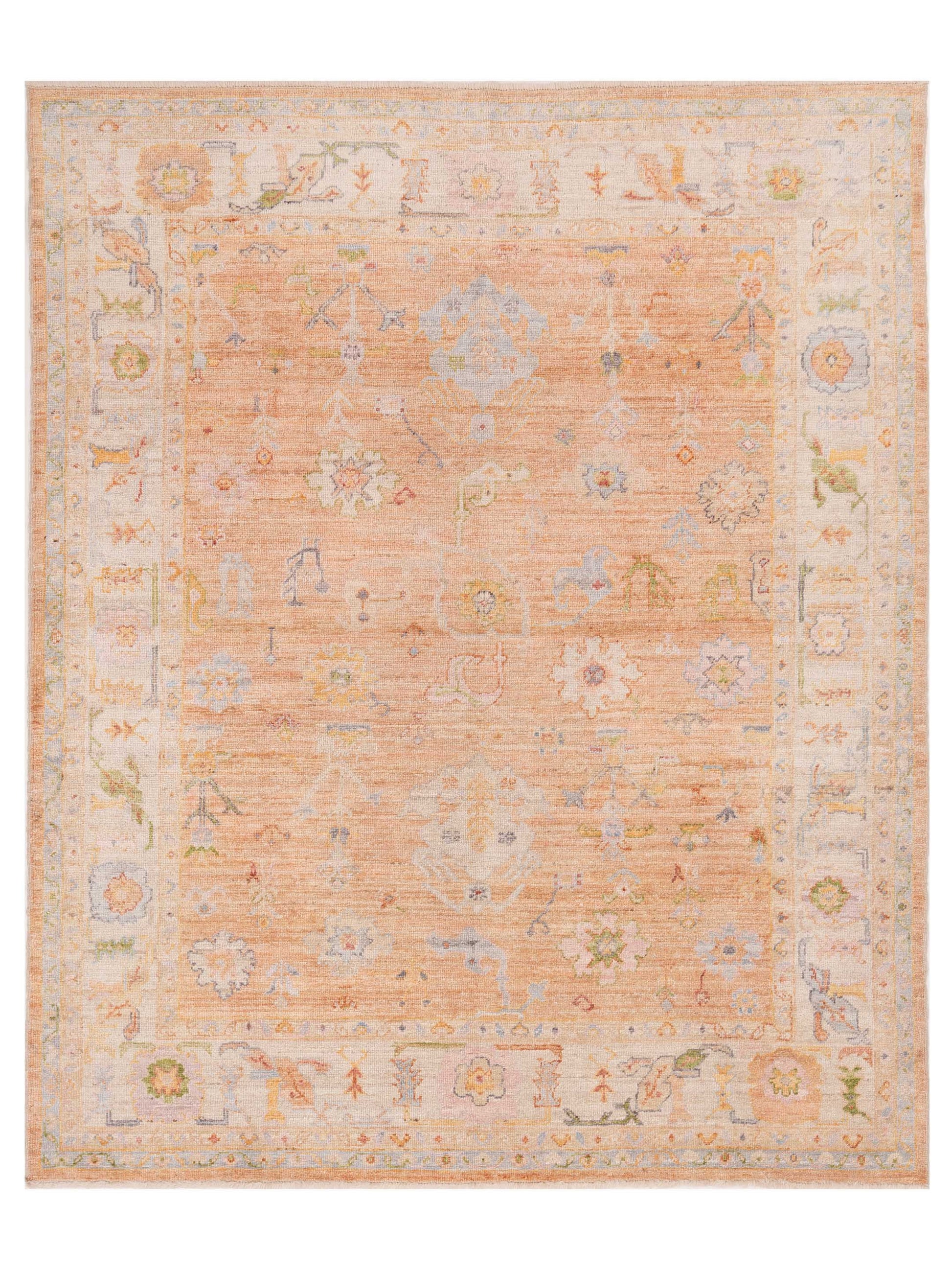 Anadol Angora Oushak  Pink Ivory Traditional