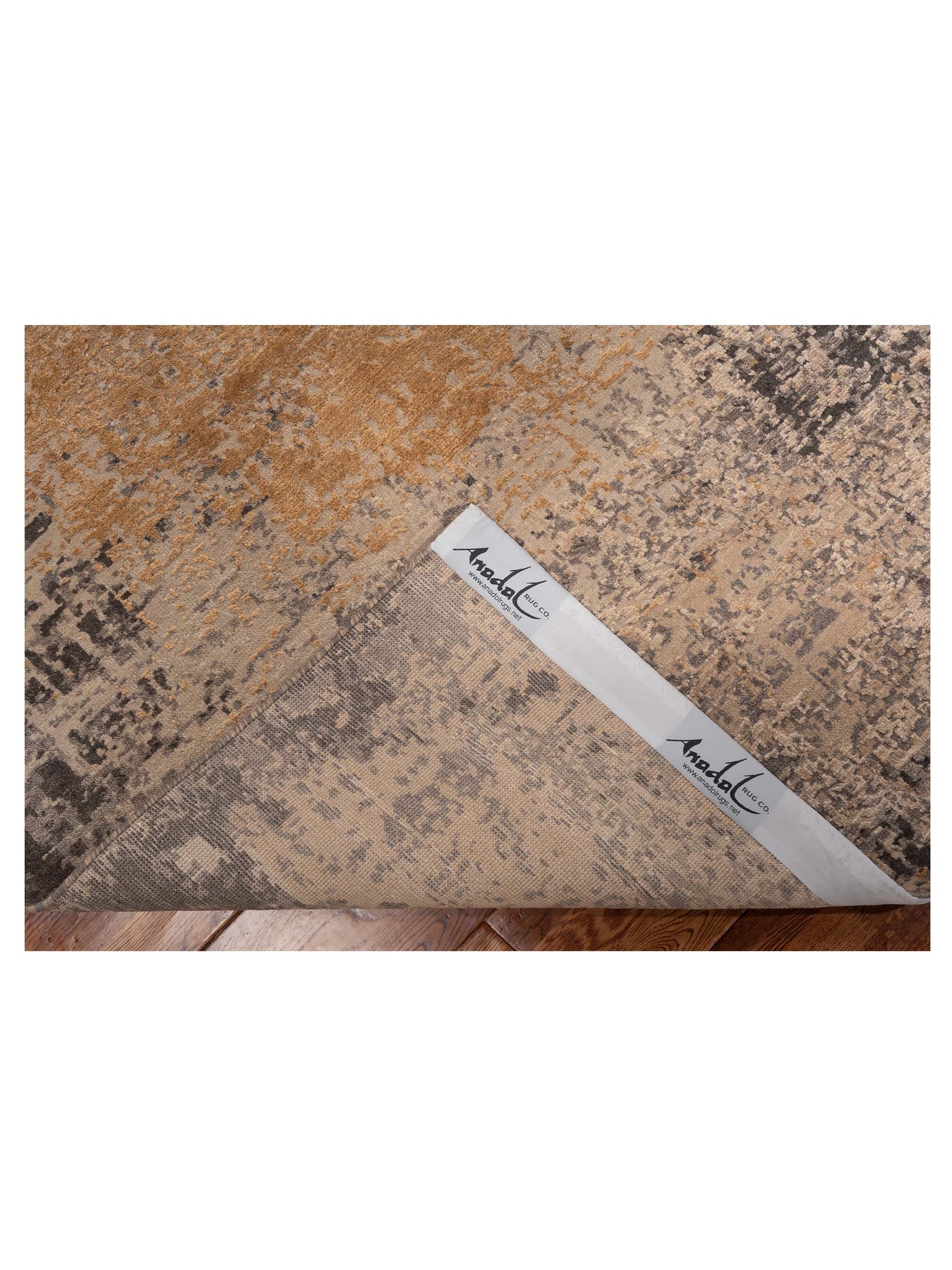 Dazzling 151882 Brown Beige 7.11x10.1 Hand Knotted Rug