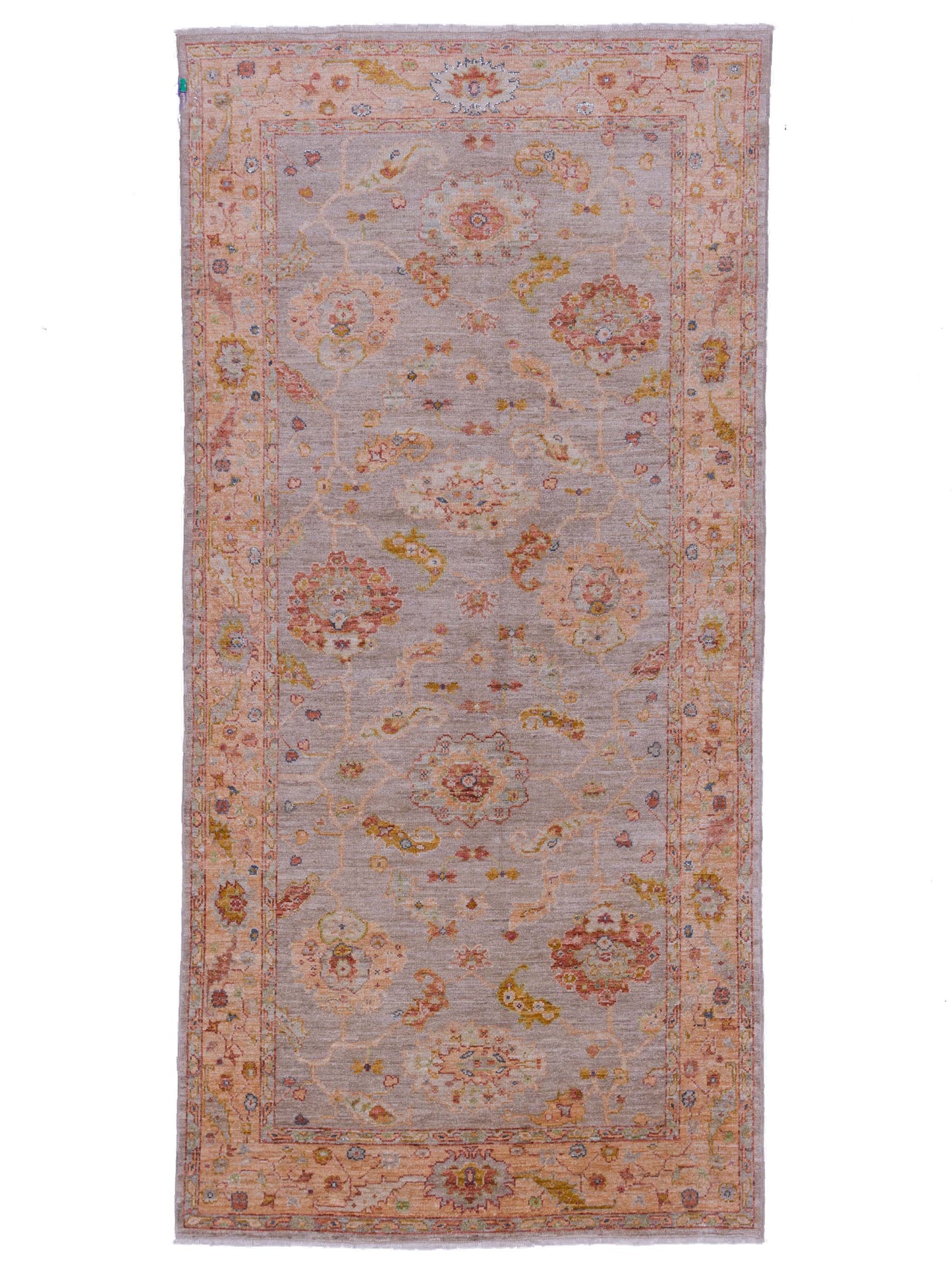 Anadol Angora Oushak  Silver Mustard Traditional