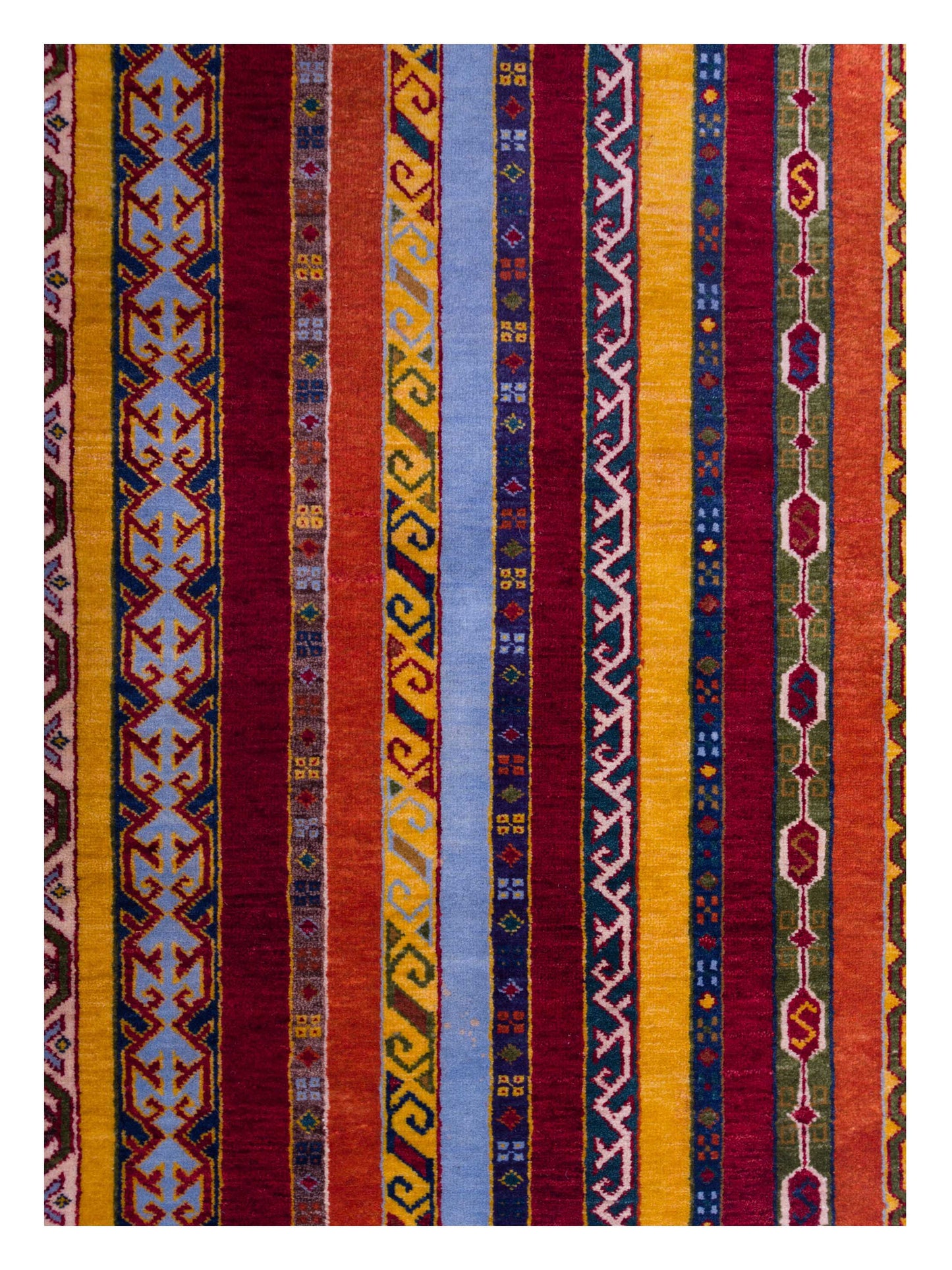 Shawl 112870 Multi 4.1x5.10 Hand Knotted Rug