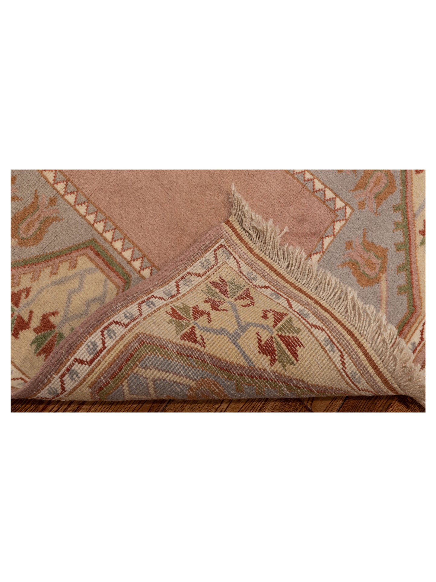 Milas 146180 Pink Beige 2.8x4.6 Hand Knotted Rug