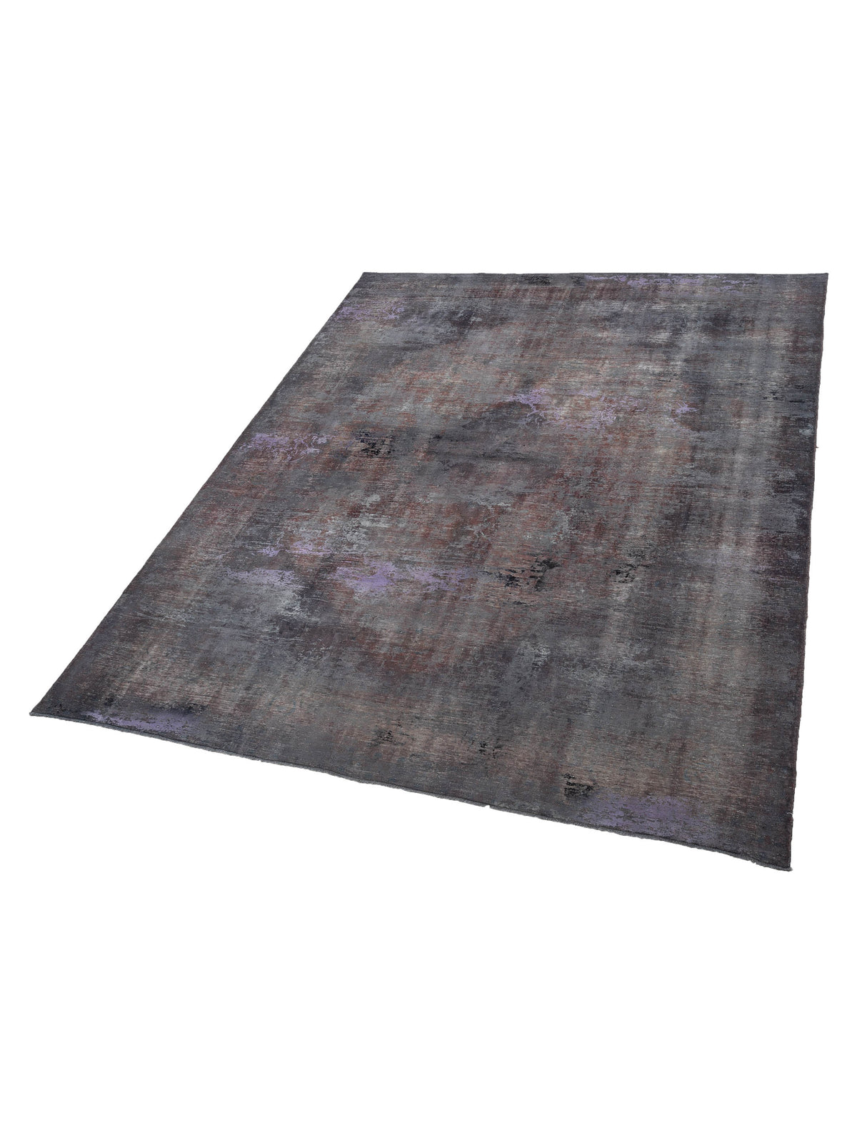 Vintage 133100 Dark Gray 9.10x12.9 Hand Knotted Rug