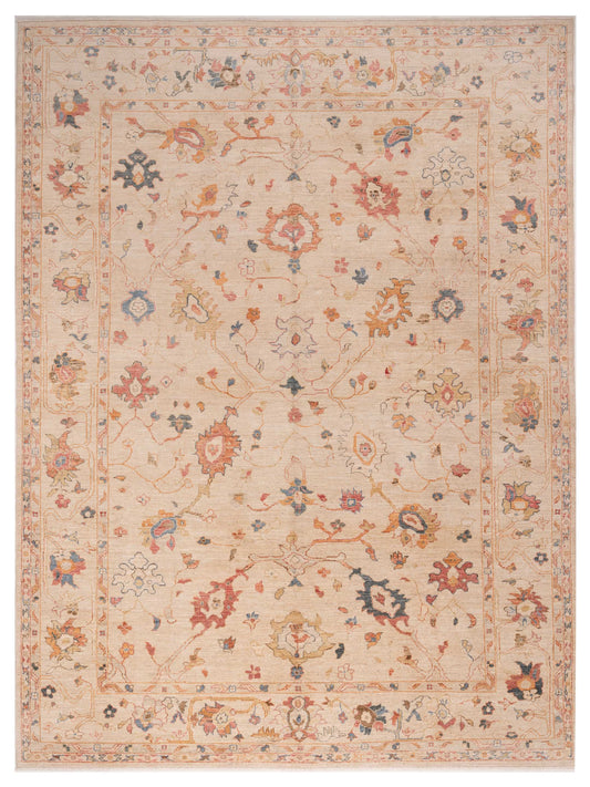 Anadol Angora Oushak  Ivory Ivory Traditional
