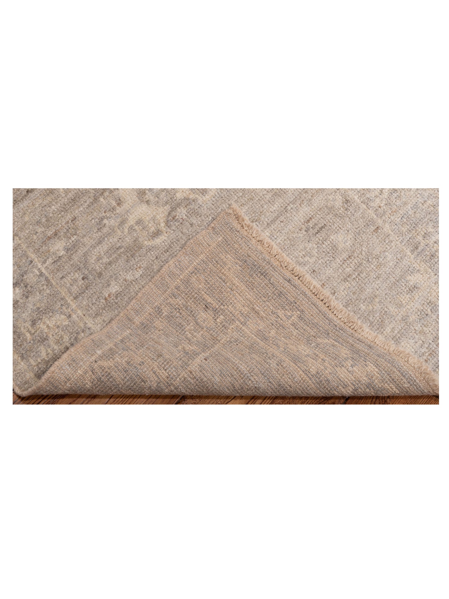 Angora Oushak 150777 Gray Gray 2.8x10.8 Hand Knotted Rug