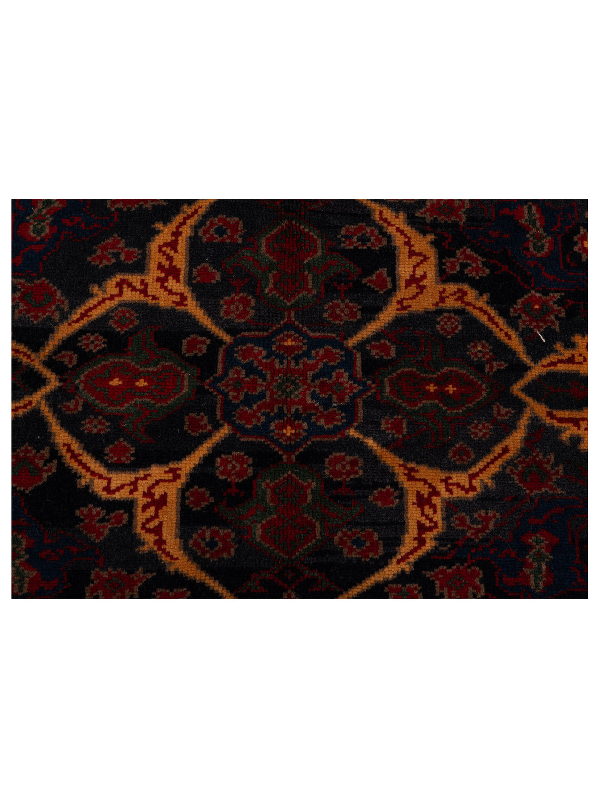 Turkish Shirwan 148389 Red Navy 5.8x7.4 Hand Knotted Rug
