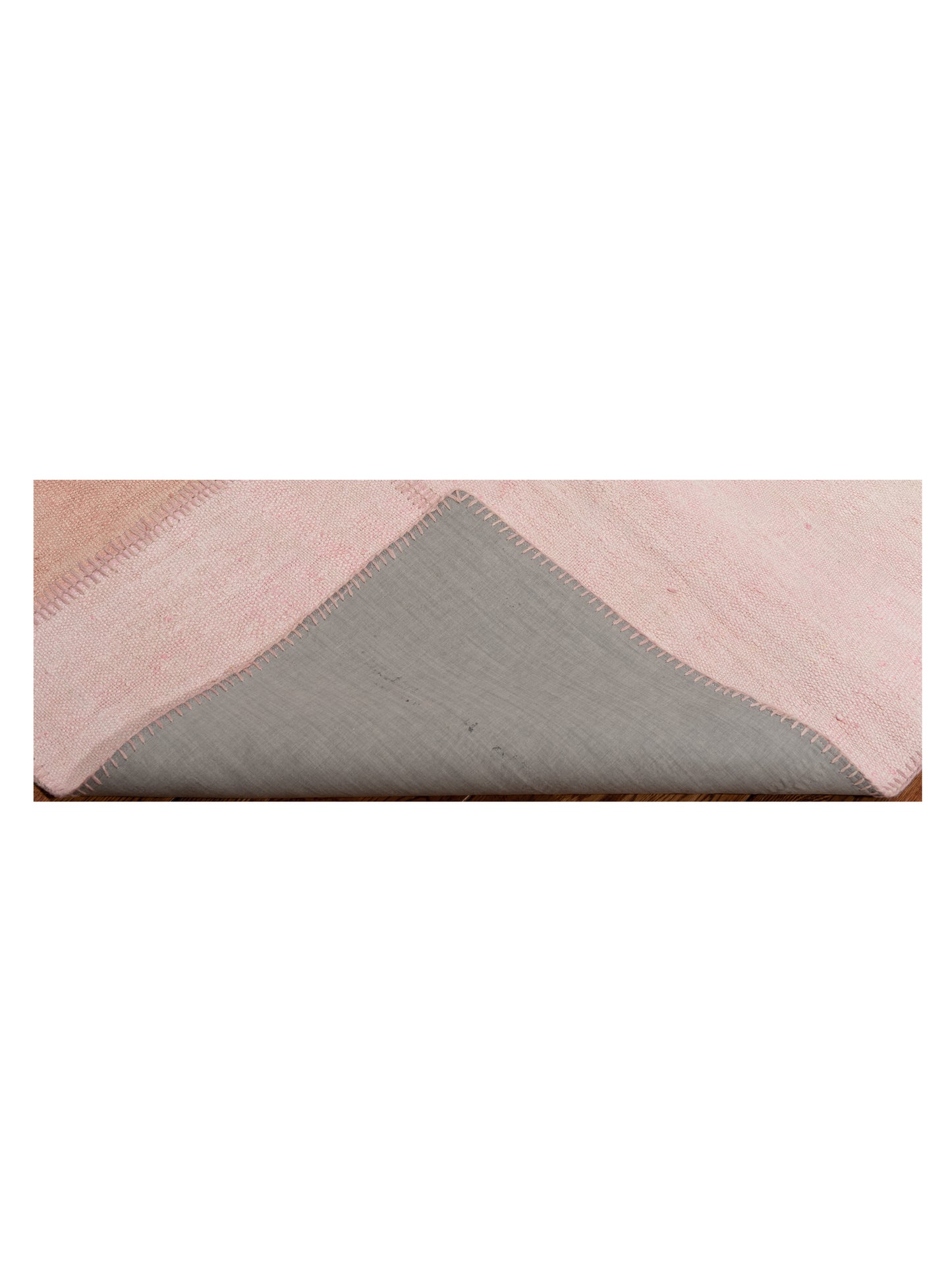 Turkish Vestige Patchwork 147802 Pink Pink 8.3x9.11 Hand Knotted Rug