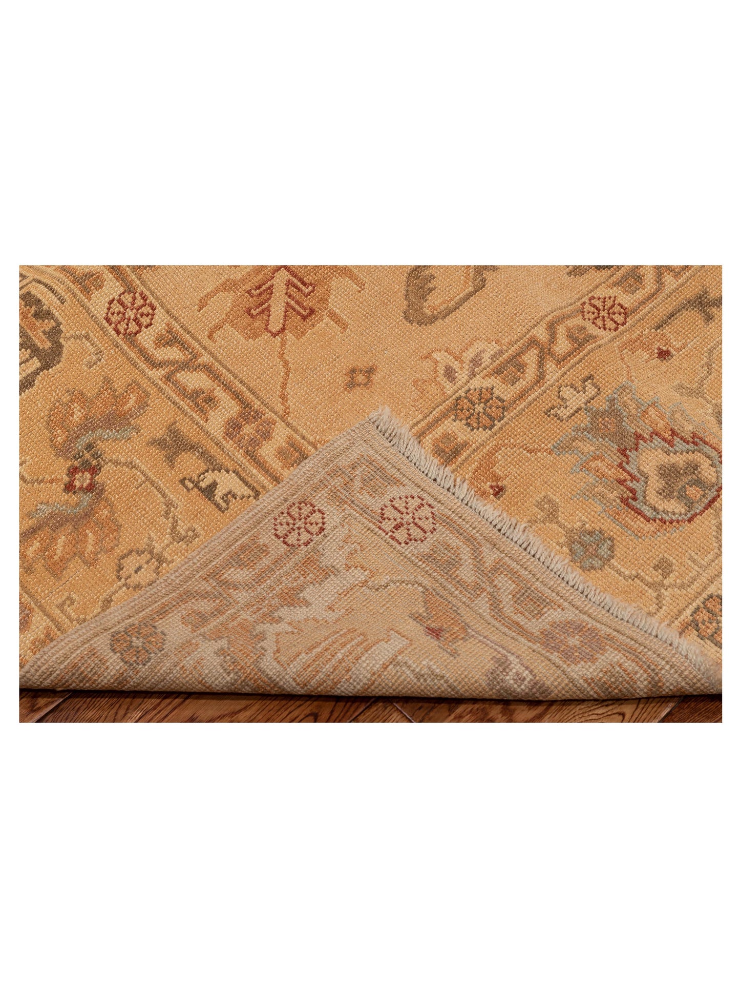 Anadol Oushak 92609 Gold Gold 8x9 Hand Knotted Rug