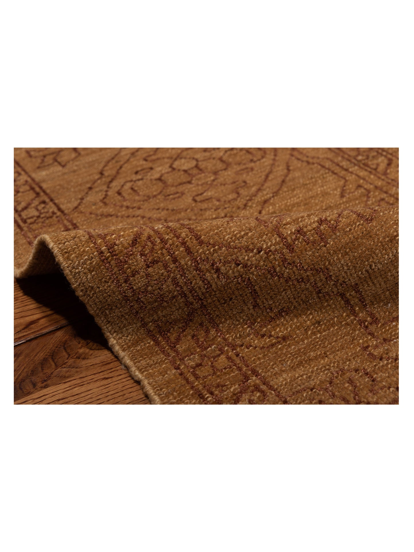 Defne Jade Light Brown Brown 8.2x9.11 Hand Knotted Rug