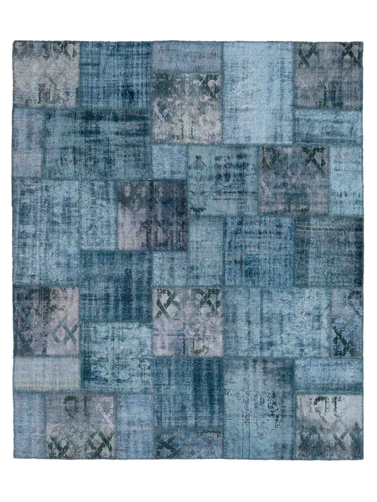 Pasha Turkish Vestige Patchwork  Green  Contemporary