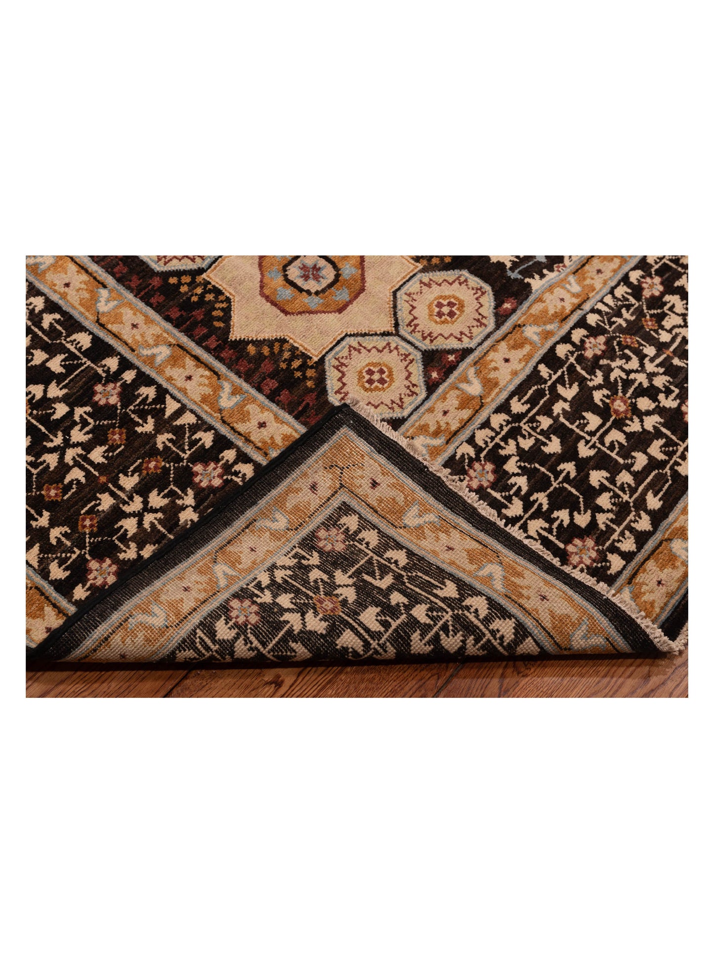 Mamluk 149965 Charcoal Charcoal 8.2x10 Hand Knotted Rug
