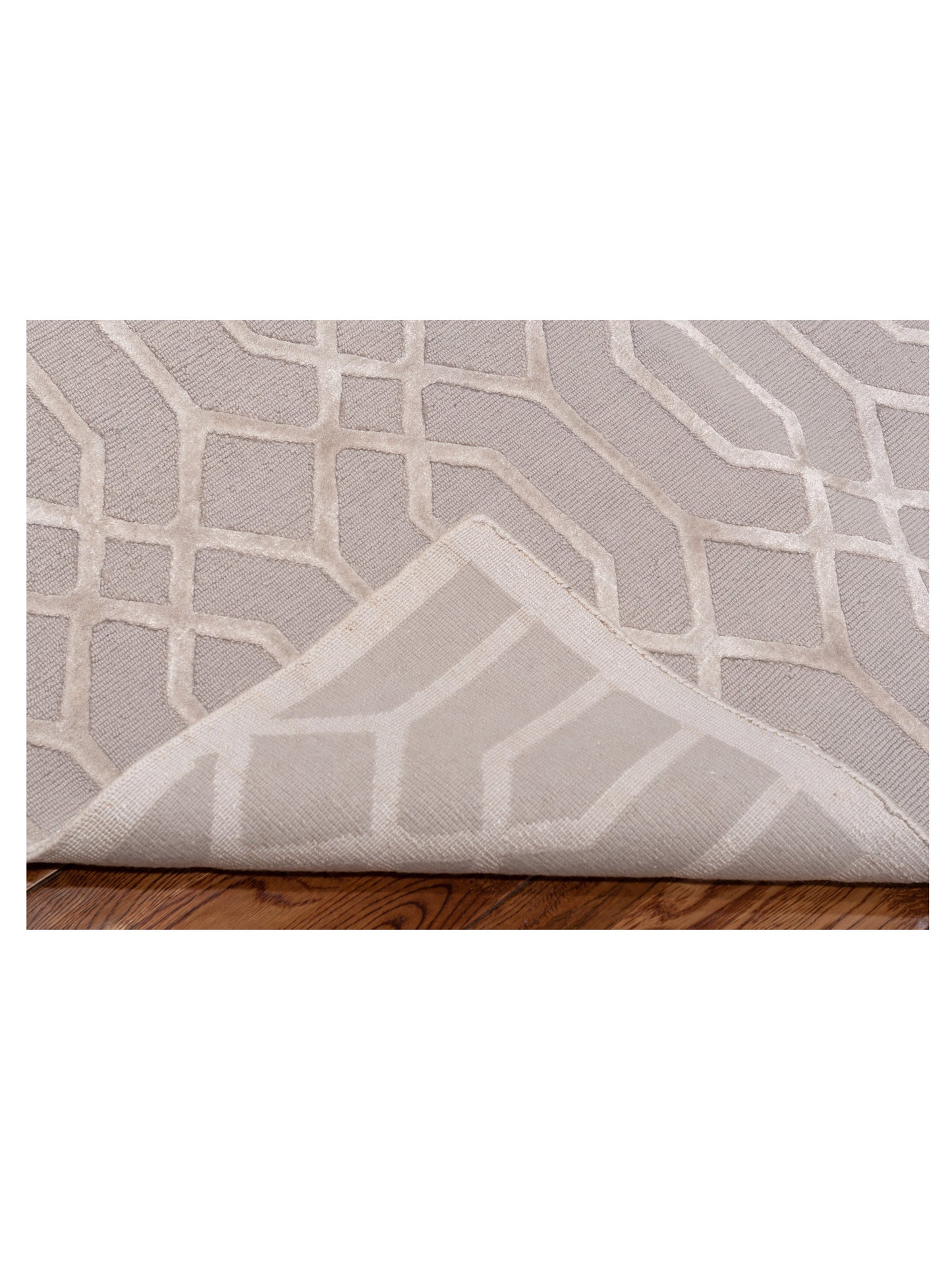 Tibetino 127476 Silver 10.2x13.10 Hand Knotted Rug