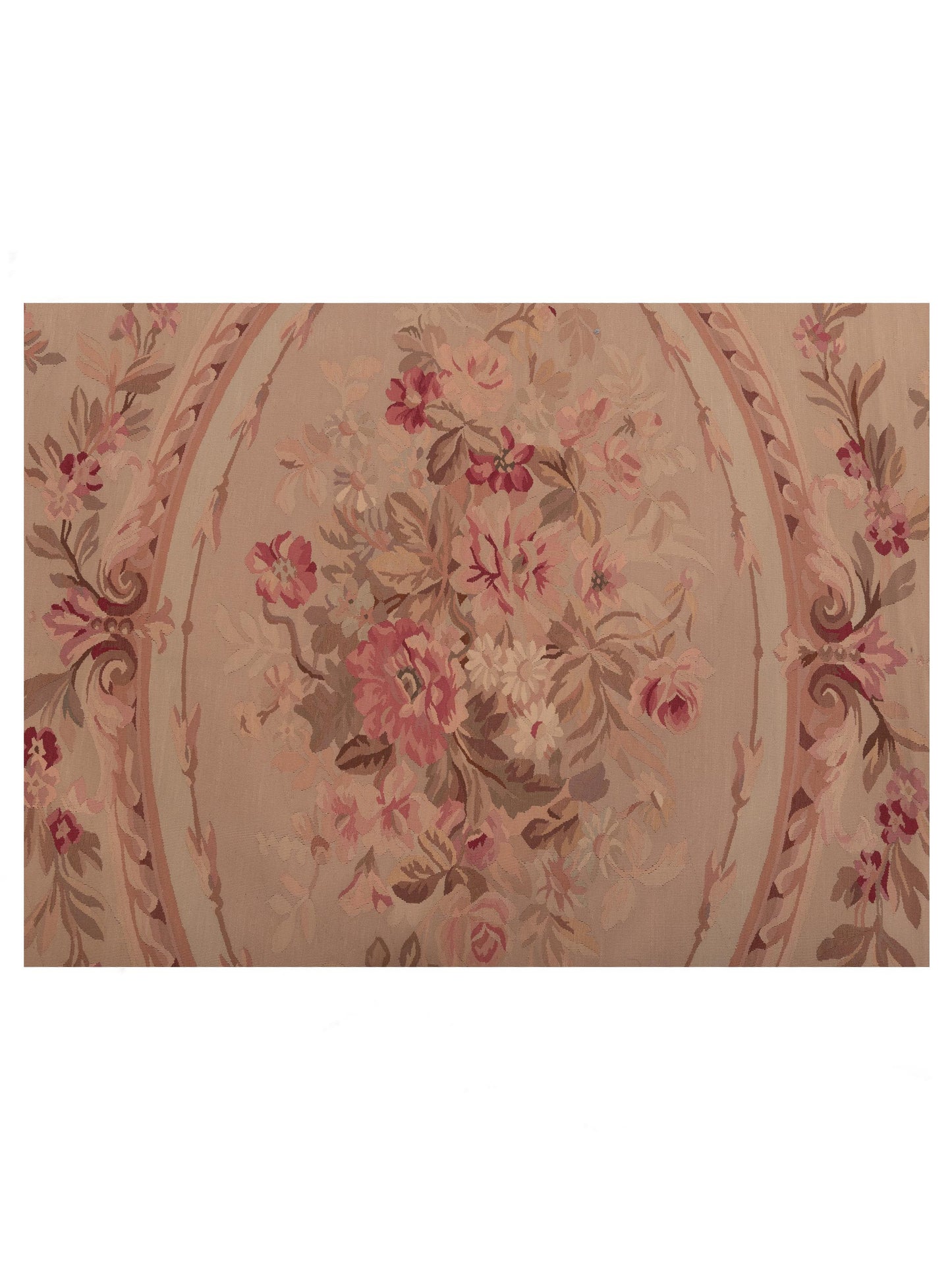 Abusson 77780 Cream Silver 7.10x10.8 Hand Knotted Rug