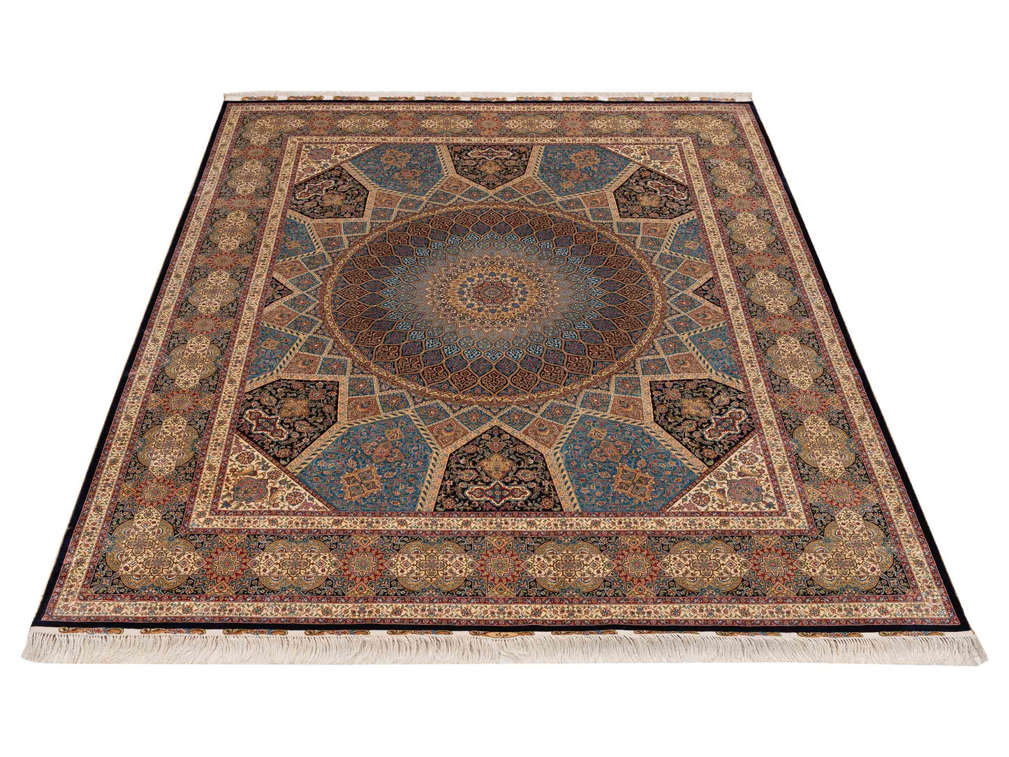 Elegance 150849 Multi Multi 8.2x10.1 Hand Knotted Rug