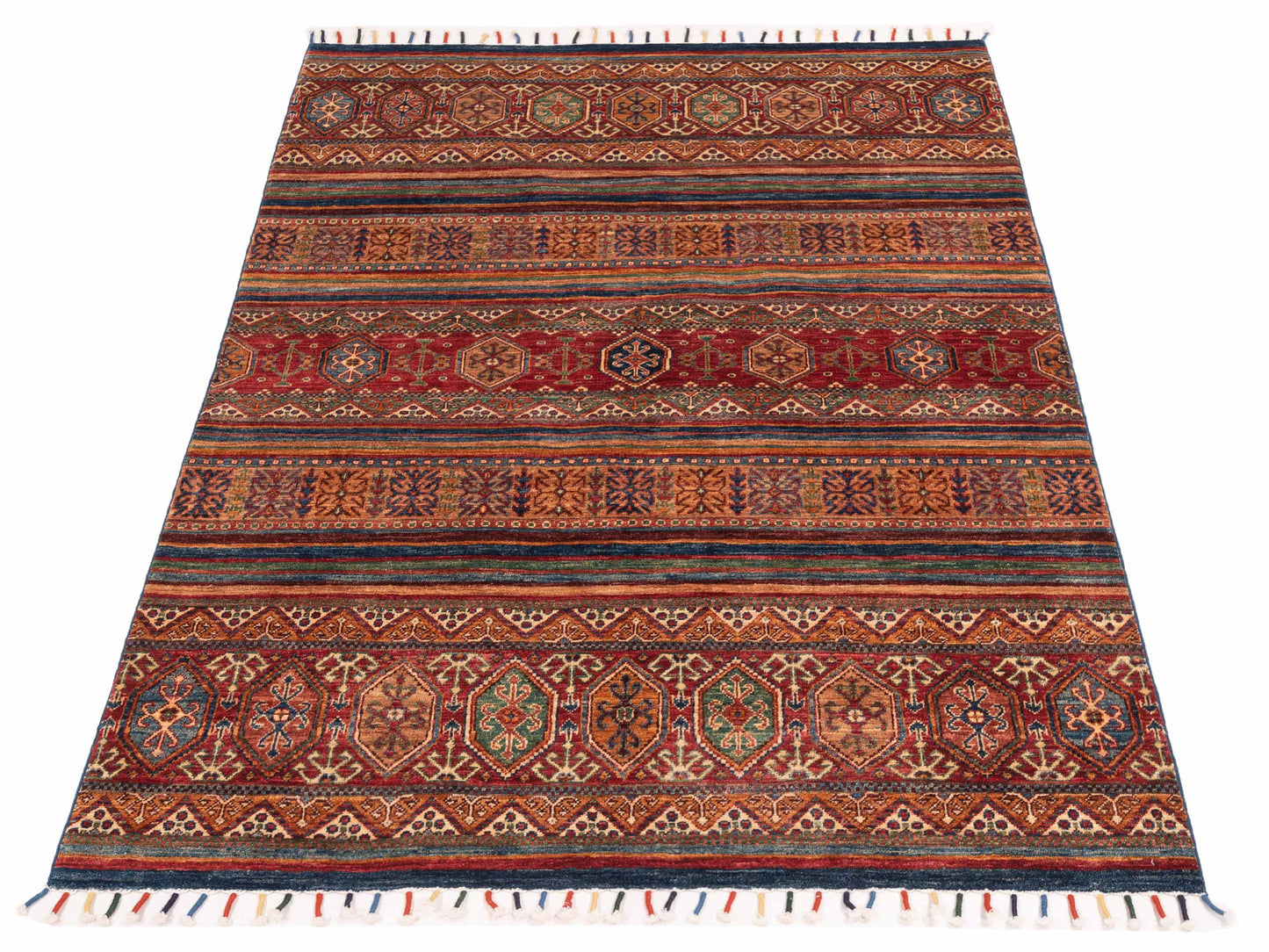 Khorjin 145481 Multi 5x6.8 Hand Knotted Rug
