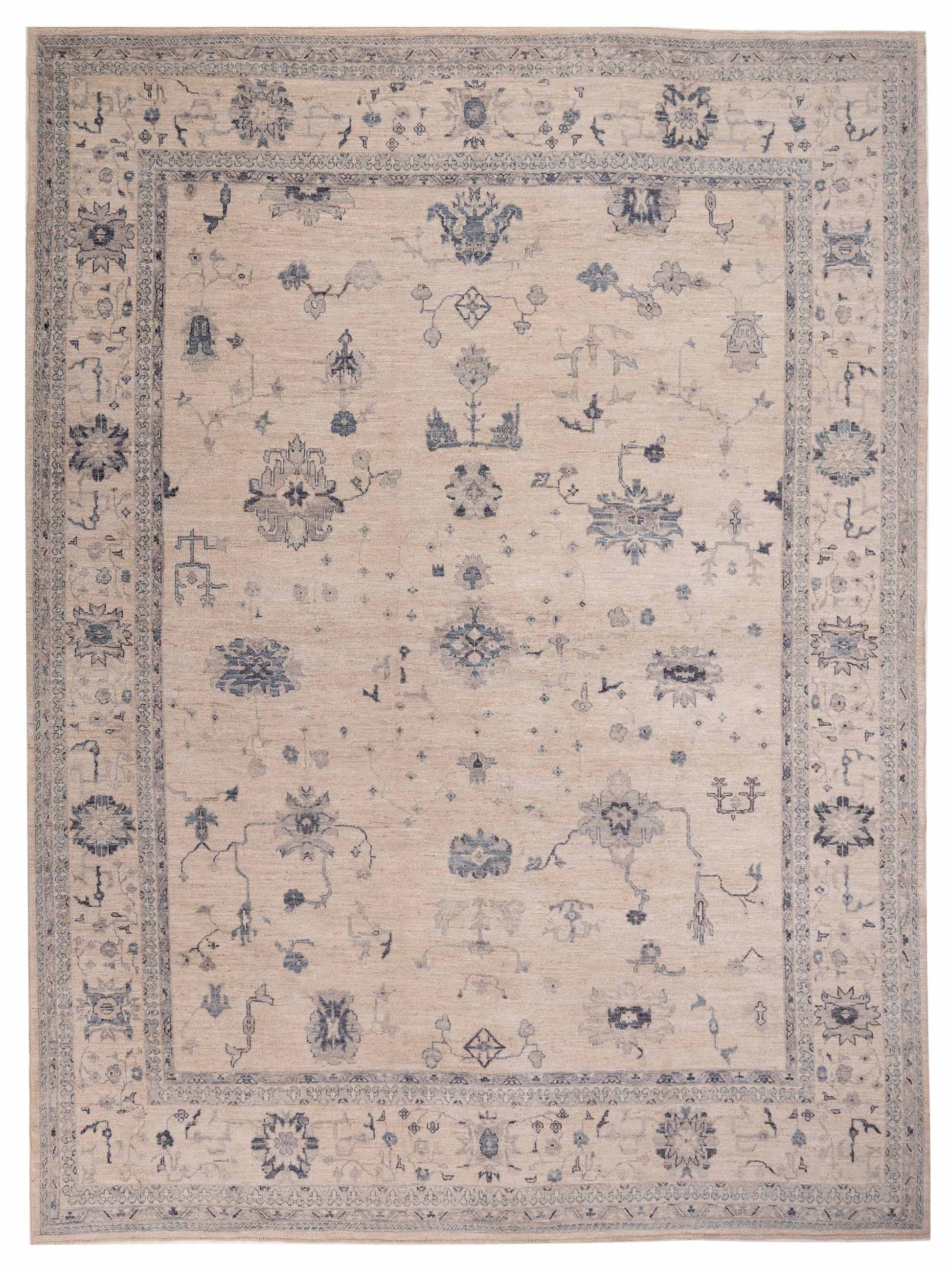 Anadol Angora Oushak  Ivory Ivory Traditional