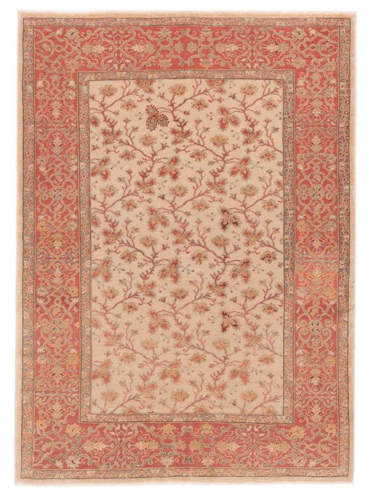 Pasha Antique Loom  Ivory Rust Traditional