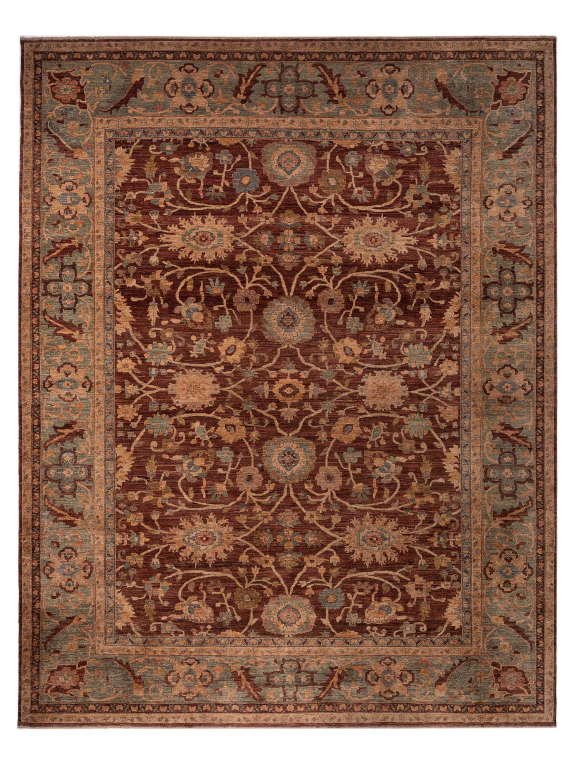 Pasha Elvan  Plum Green Traditional