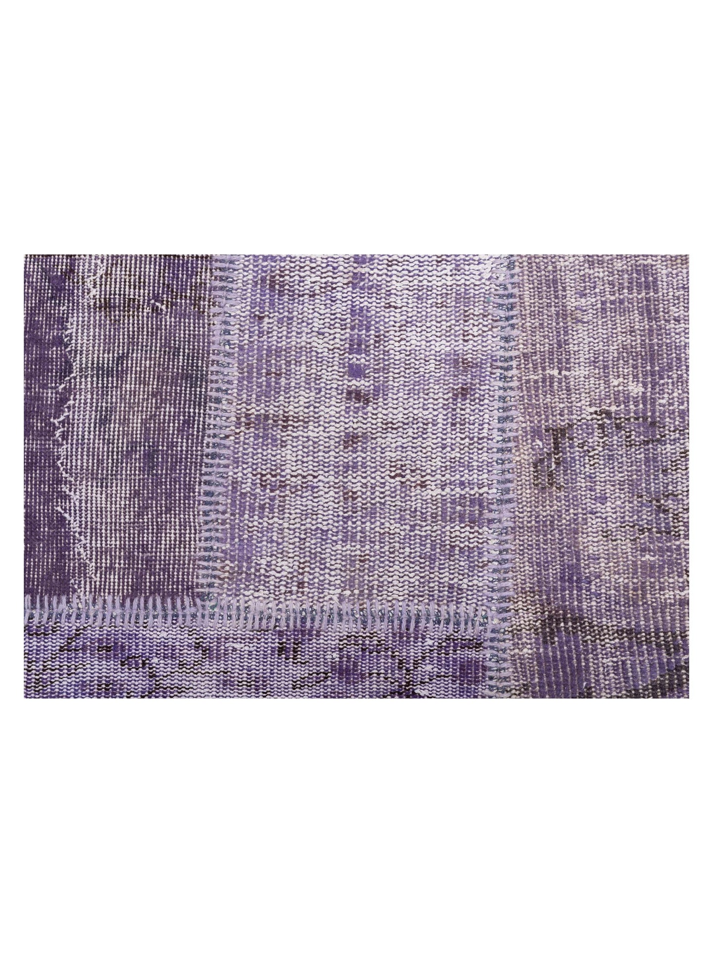 Turkish Vestige Patchwork 114825 Purple 9.11x13.10 Hand Knotted Rug