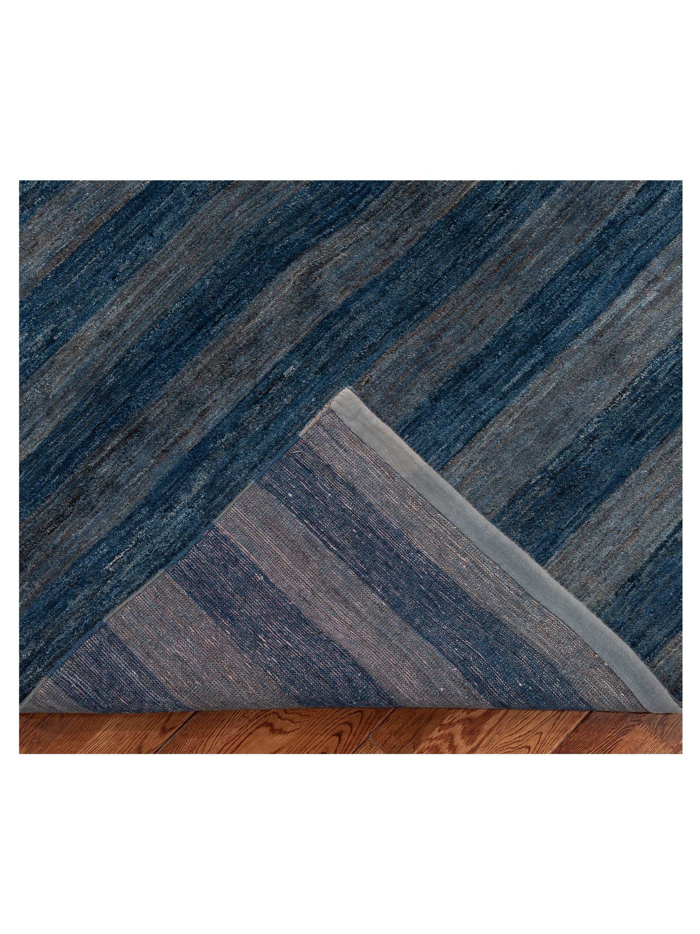 Tibetino 154000 Blue Blue 7.11x10.1 Hand Knotted Rug