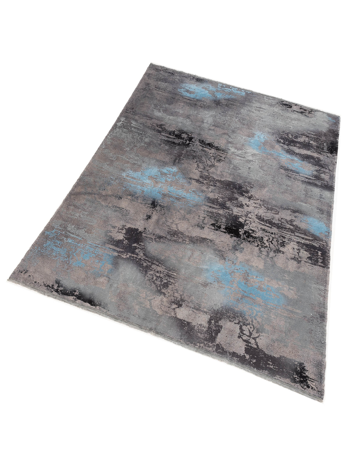 Vintage 110620 Gray 8.6x11.8 Hand Knotted Rug