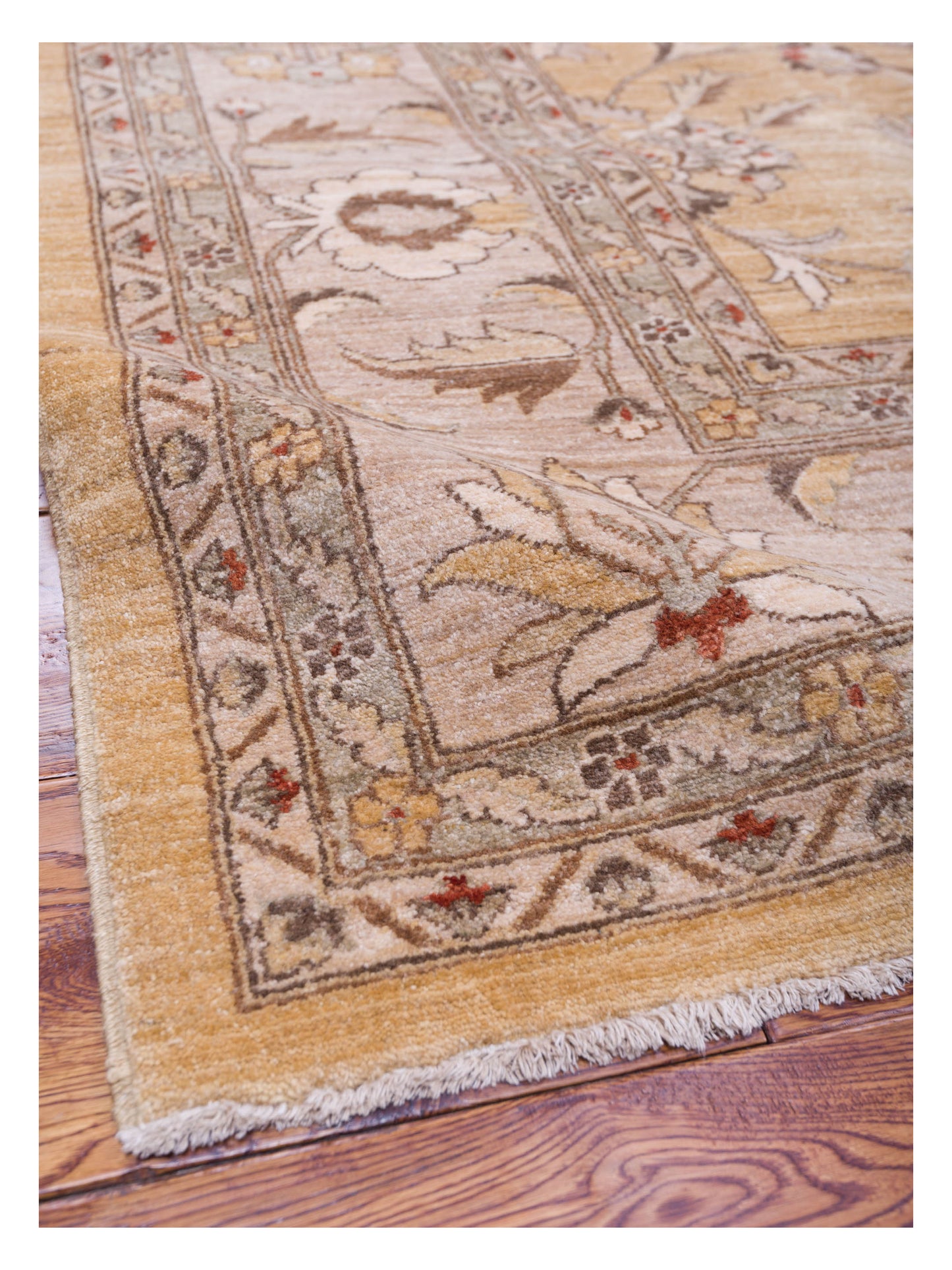 Sultan 82003 Gold Beige 10.1x13.10 Hand Knotted Rug