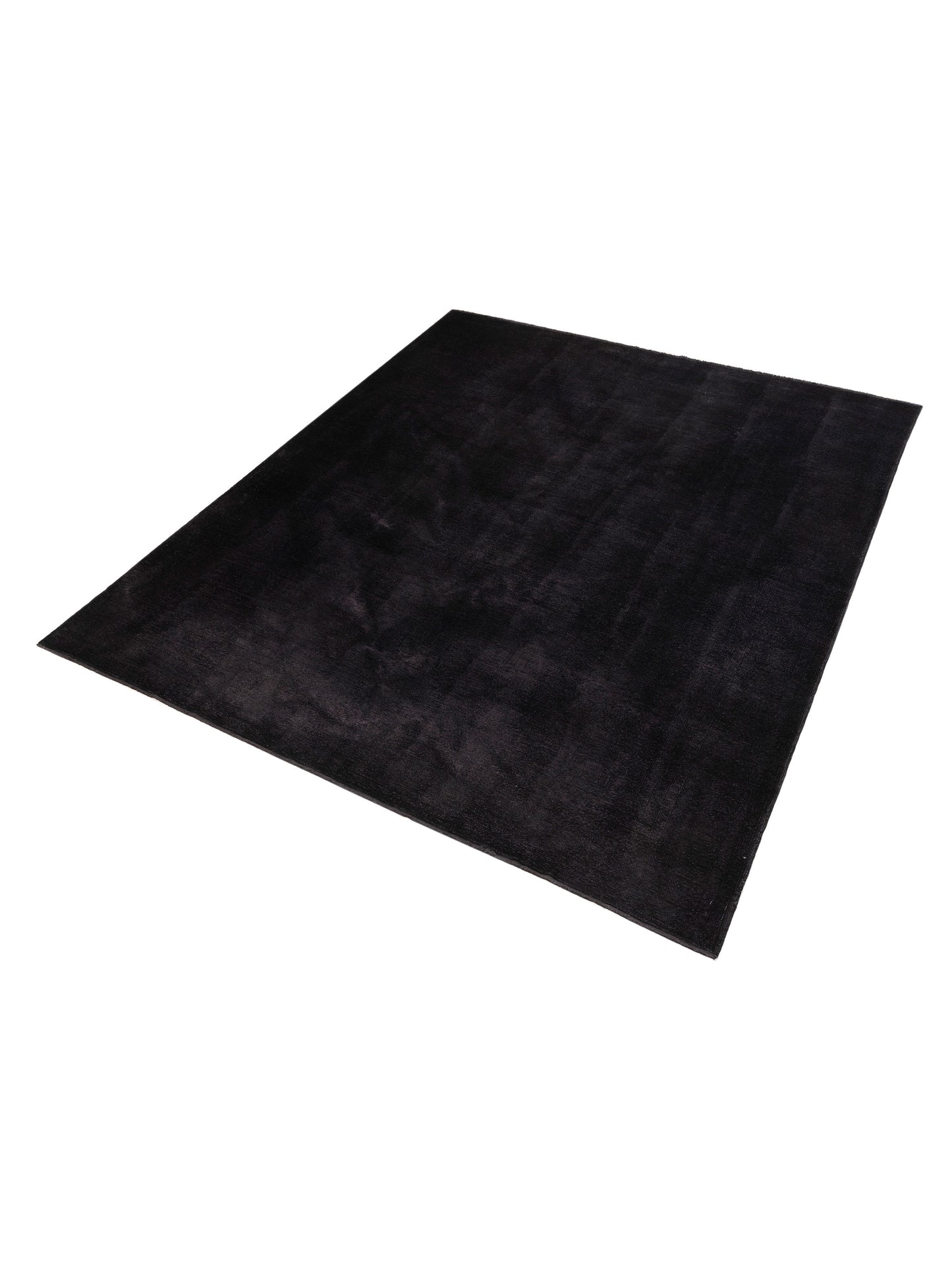 Vintage 97404 Dark Brown 11.5x13.6 Hand Knotted Rug